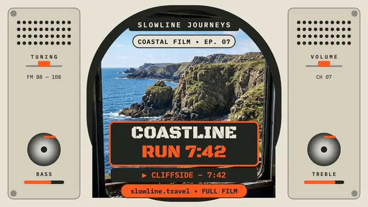 Slowline Journeys coastline run radio thumbnail template
