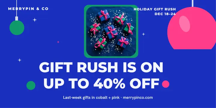 Merrypin gift rush sale post template