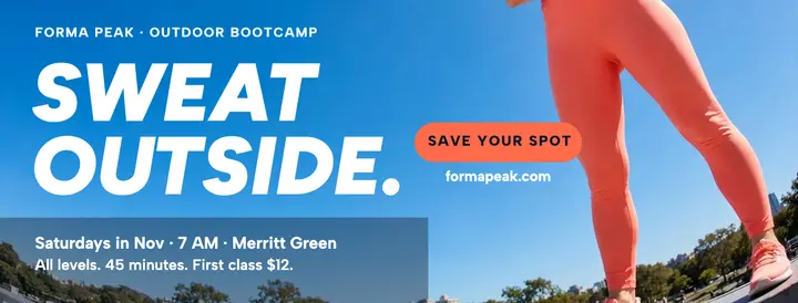 Forma Peak outdoor bootcamp cover template