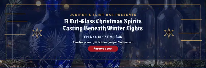 Cut-glass spirits tasting winter header template