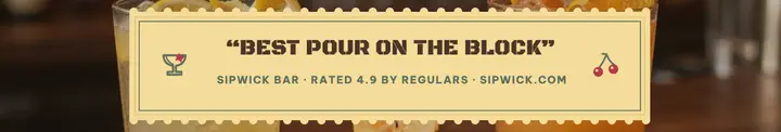 Sipwick Bar review cover template