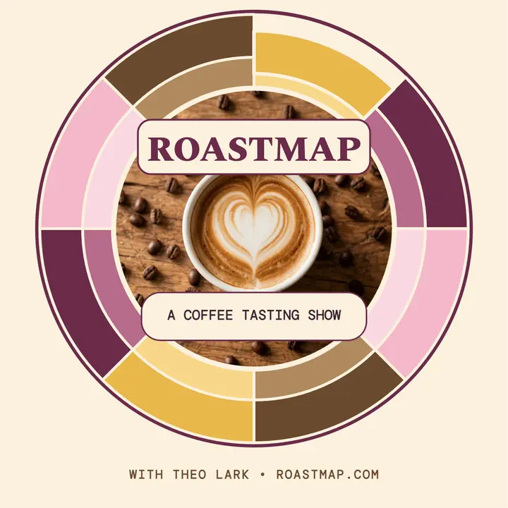 Roastmap coffee tasting podcast cover template