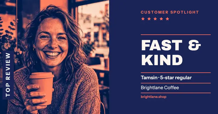 Brightlane coffee regular spotlight template