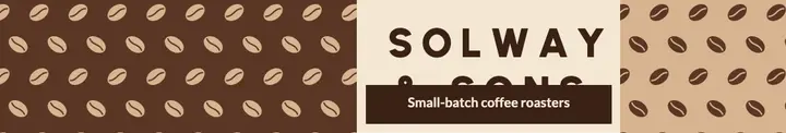 Coffee roaster LinkedIn cover template