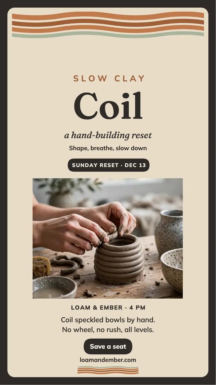 Loam and Ember coil workshop story template
