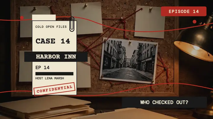 Cold Open Files harbor inn case thumbnail template