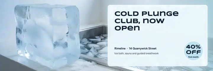 Rimeline cold plunge club X header template