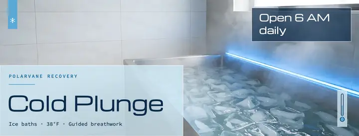 Polarvane cold plunge studio Facebook cover template