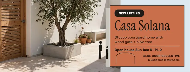 Casa Solana listing collage cover template