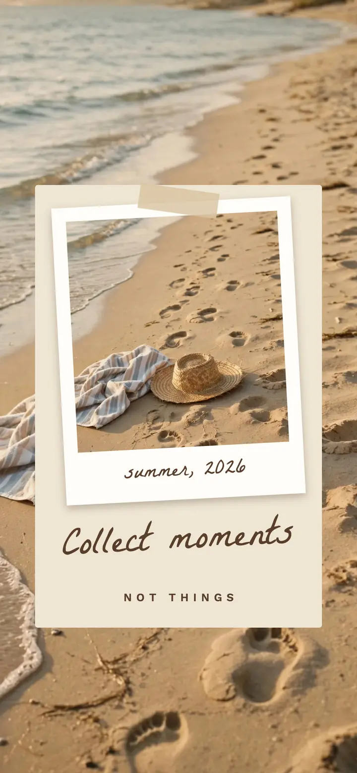 Collect moments wallpaper template