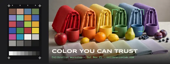 Color calibration workshop cover template