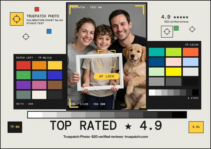 Truepatch Photo top rated review certificate template