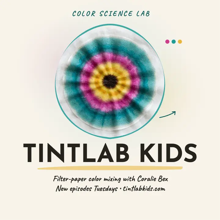 Tintlab Kids color science podcast cover template