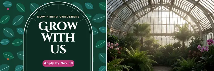Conservatory gardener hiring X header template