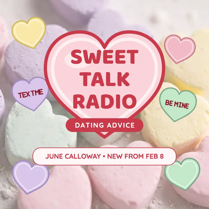 Sweet Talk Radio dating podcast cover template