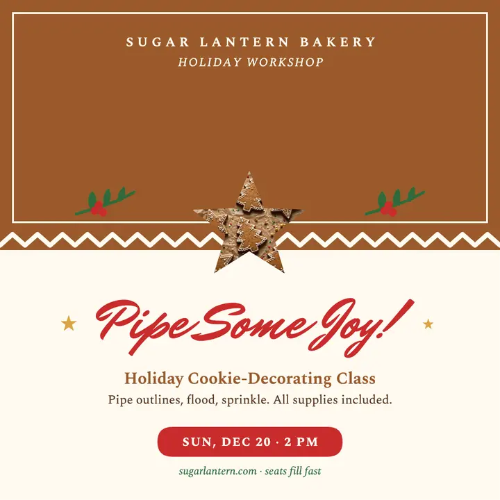 Sugar Lantern cookie class post template