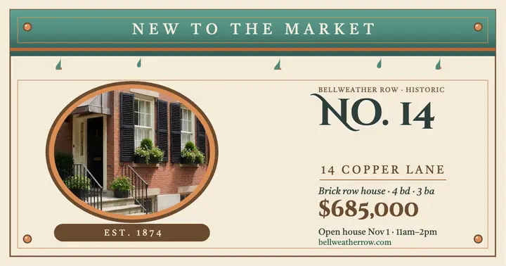 Copper Lane historic row house post template