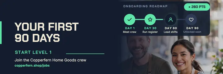 Copperfern onboarding roadmap header template