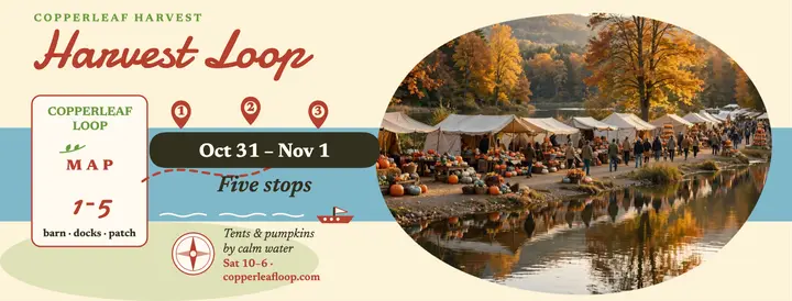 Copperleaf Harvest Loop map cover template