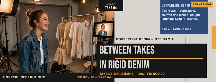 Copperline BTS denim cover template