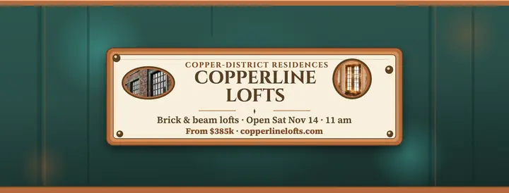 Copperline Lofts historic plaque cover template