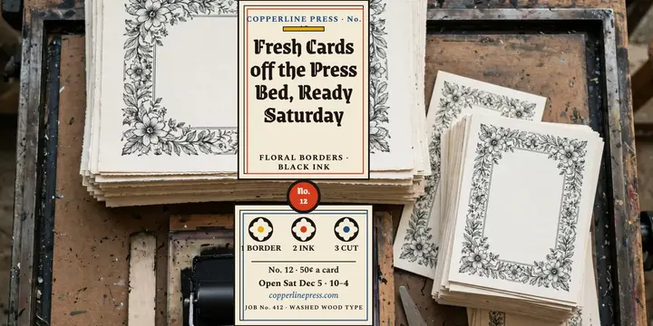 Copperline Press broadside cards post template