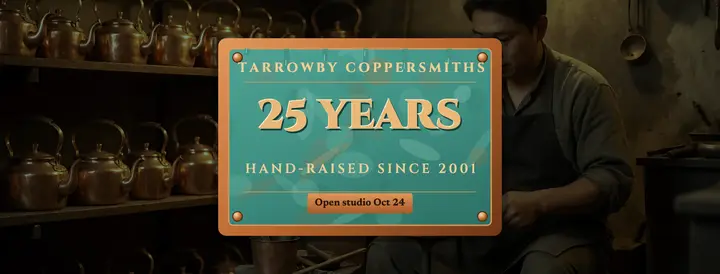 Tarrowby coppersmiths 25 years verdigris cover: coppersmith 25th anniversary facebook cover template