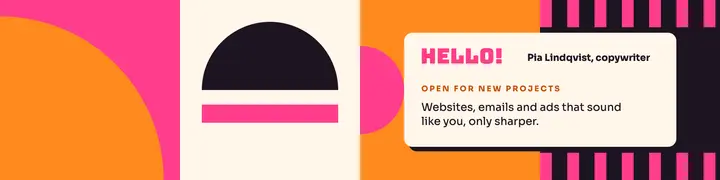 Bauhaus copywriter LinkedIn banner template