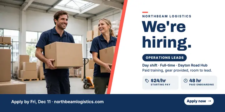 Northbeam Logistics hiring post template