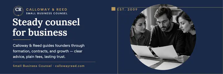 Calloway and Reed law firm header template