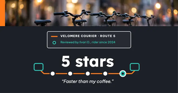 Courier five-star review, transit diagram template