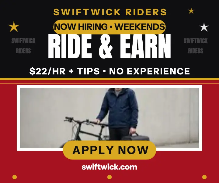 Swiftwick Riders weekend courier ad template