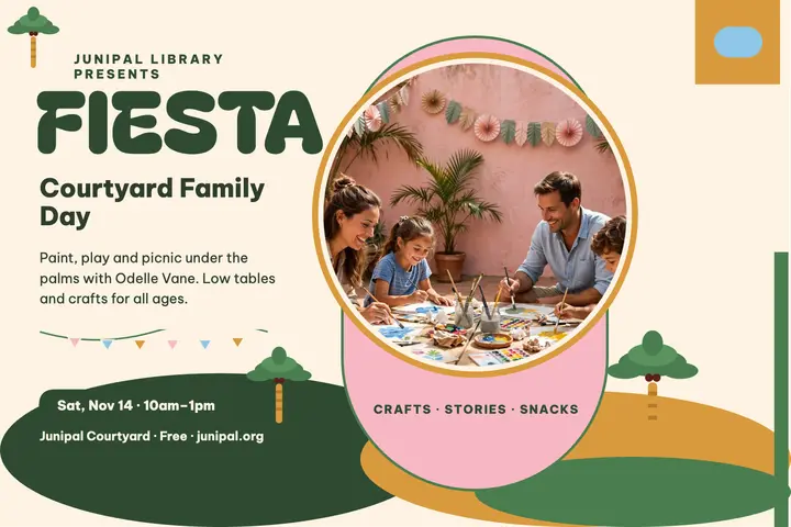 Junipal courtyard fiesta family day template