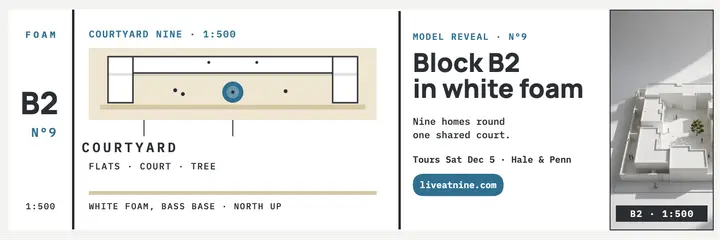 Courtyard Nine Block B2 model reveal header template