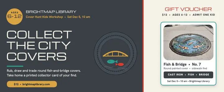 Cover Hunt Kids Workshop gift voucher template