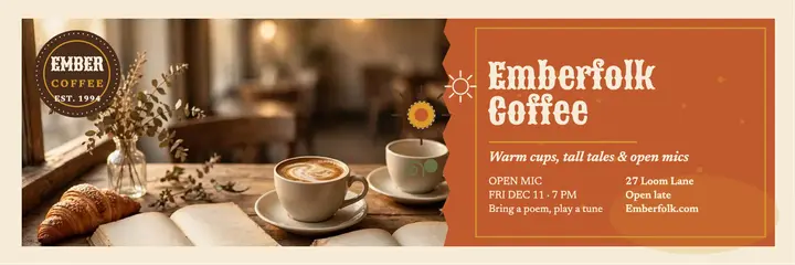 Emberfolk Coffee cozy header template
