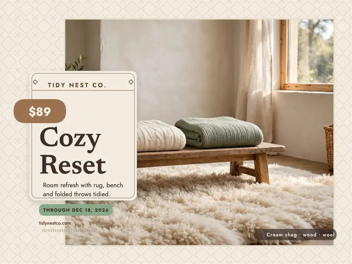 Tidy Nest Co. cozy reset slide template