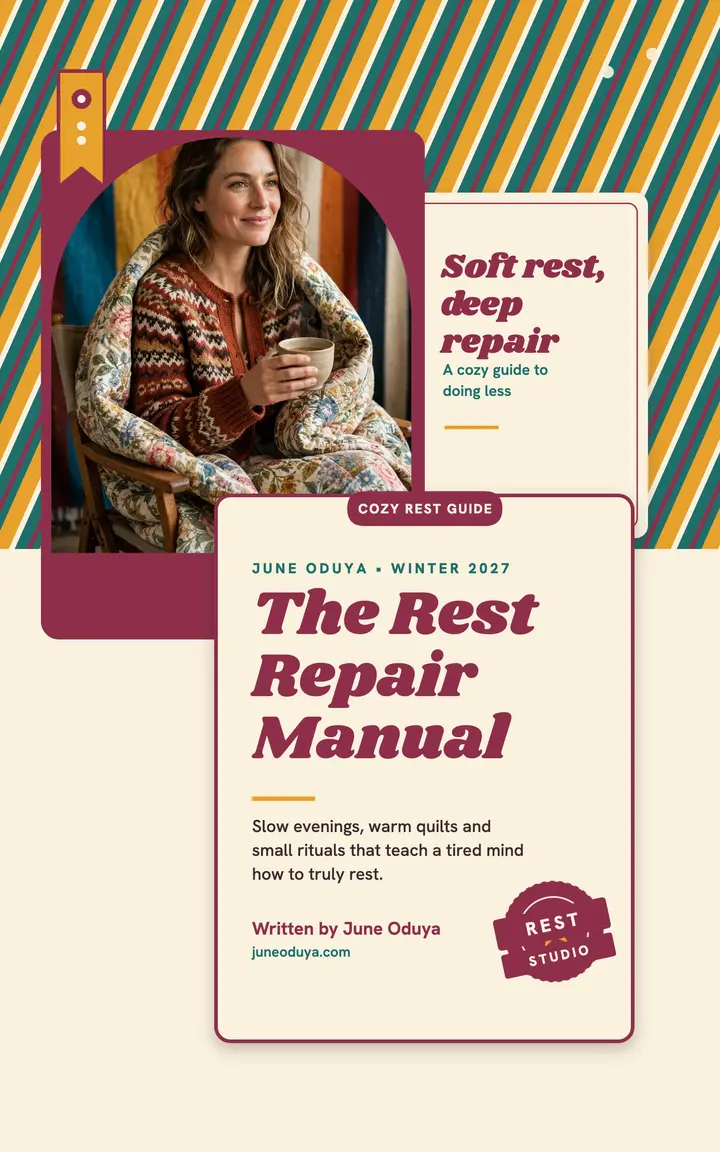 Cozy rest repair manual cover template