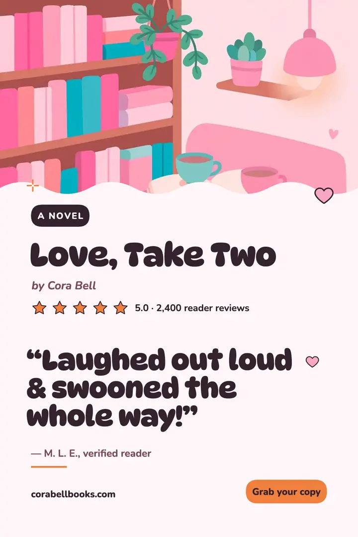 Love Take Two cozy review poster template