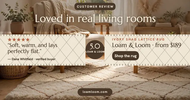 Loam and Loom rug review post template