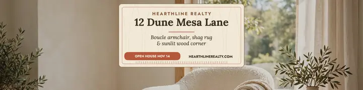 Dune Mesa sunlit living realty banner: realty banner template