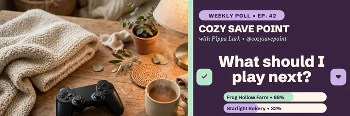 Cozy Save Point poll header template