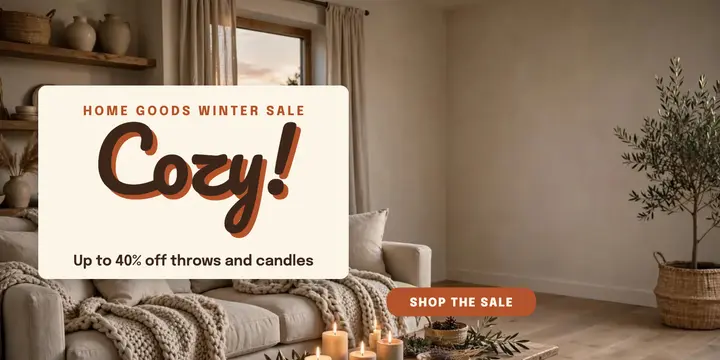 Cozy winter sale template