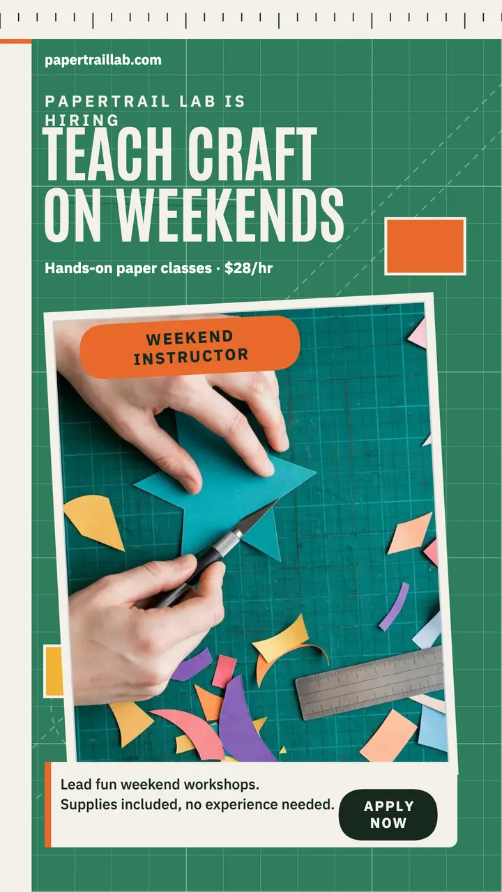 Papertrail Lab weekend instructor story template