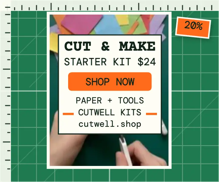 Cutwell Kits craft sale mat ad template