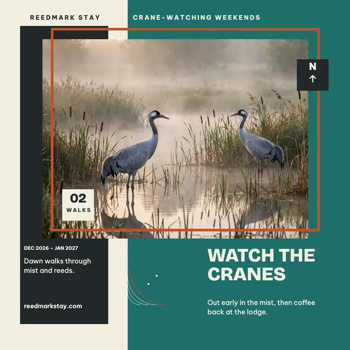 Reedmark crane weekend getaway post template