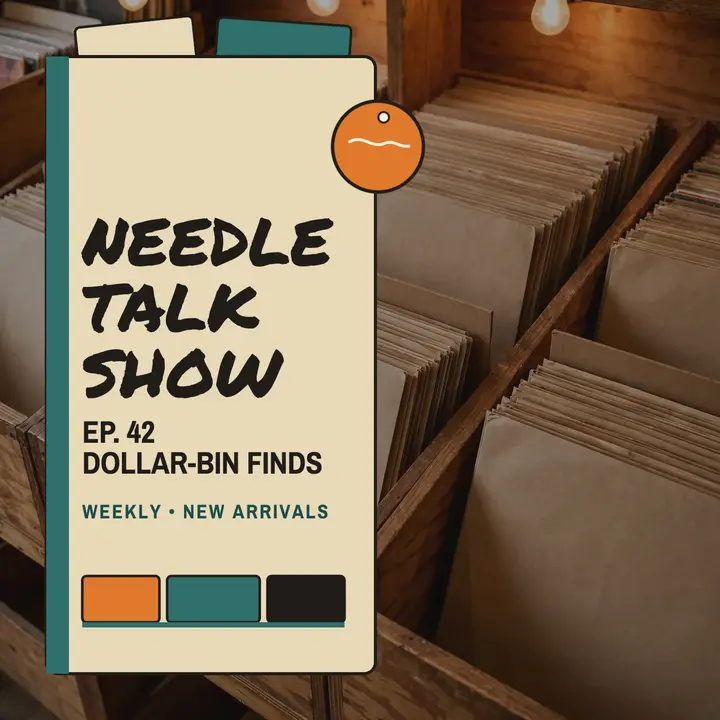 Needle Talk Show crate digging cover template
