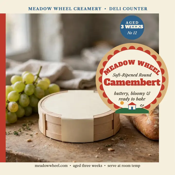 Meadow Wheel camembert round post template