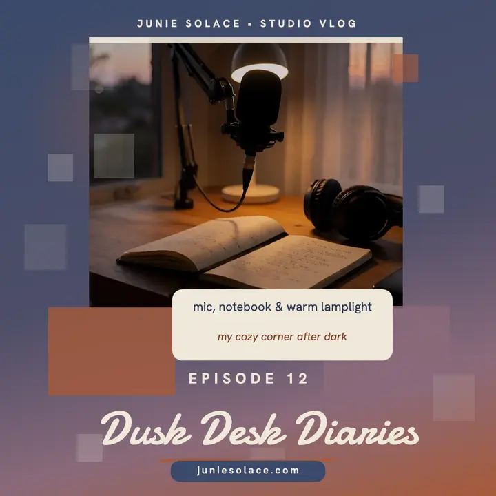 Junie Solace dusk desk reveal template
