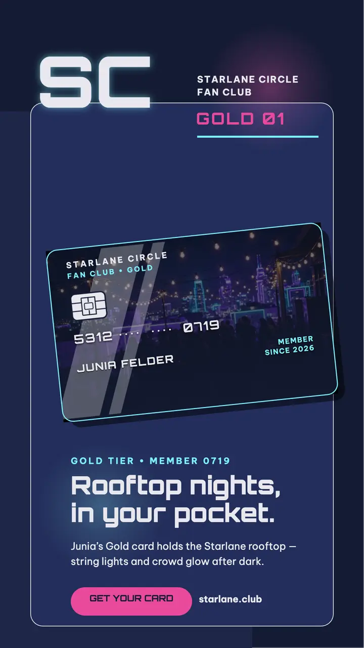 Starlane Circle gold member card story template
